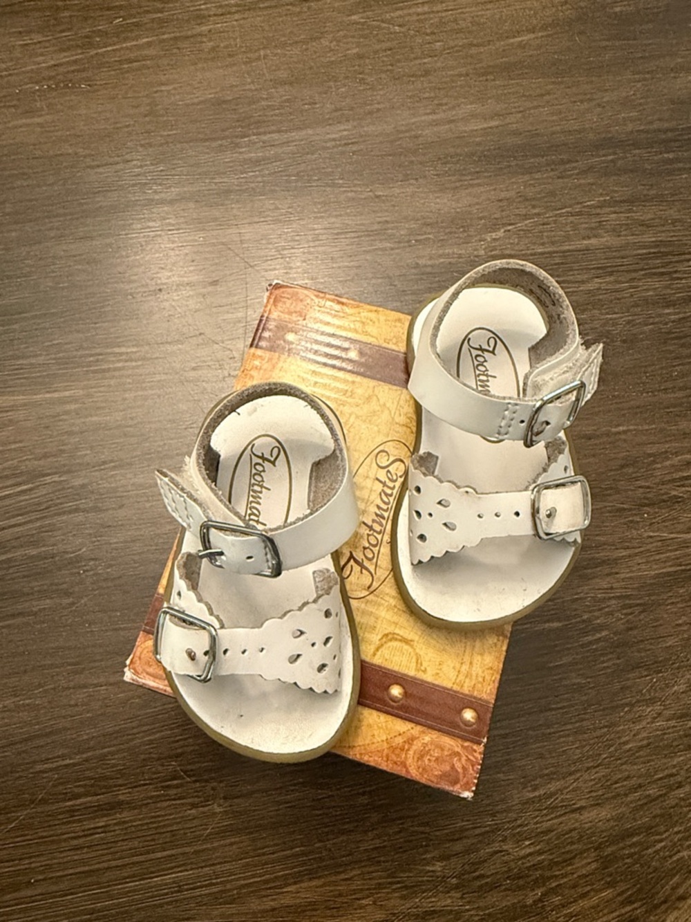 FootMates White Kids' Buckle Sandals - Picture 2 of 2